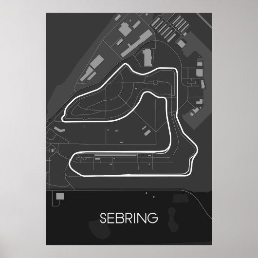 Sebring International Raceway Poster (Voorkant)