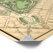 Sec 10 Brooklyn-kaart Poster (Hoek)