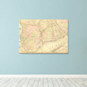 Sec 1 Brooklyn-kaart Canvas Afdruk (Insitu (Houten vloer))