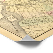 Sec. 4 Brooklyn-kaart Poster (Hoek)