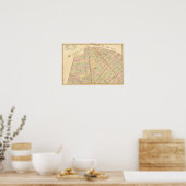 Sec 7 Brooklyn-kaart Poster (Keuken)