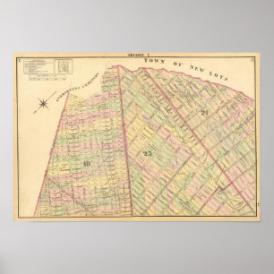 Sec 7 Brooklyn-kaart Poster