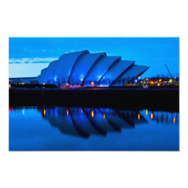 SEC Armadillo, Glasgow, Scotland Photo print Foto Afdruk