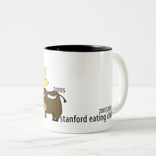 SEC-mok Tweekleurige Koffiemok (Voorkant rechts)