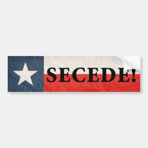 Secede. Bumpersticker