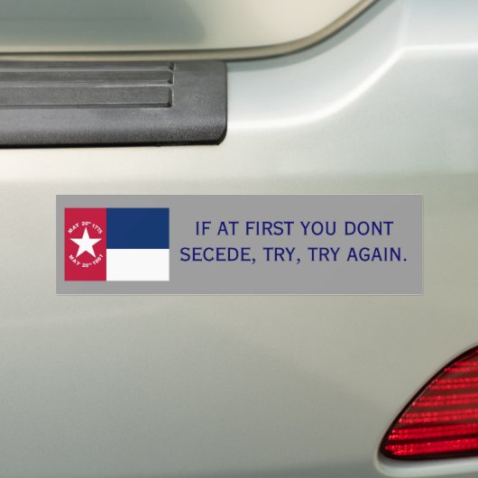 Secede - NC Bumpersticker (Op auto)