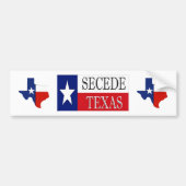 Secede Texas 2 Bumpersticker (Voorkant)