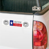 Secede Texas 2 Bumpersticker (Op Truck)