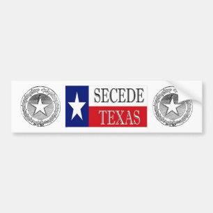 Secede Texas 2 Bumpersticker