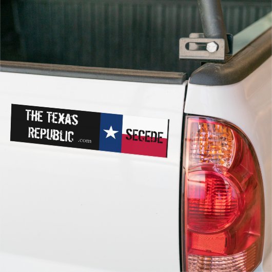 Secede! Texas Bumpersticker (Op Truck)