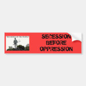 SECESSIE VÓÓR OPPR... BUMPERSTICKER (Voorkant)