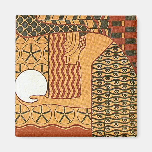 Secession Art -14e Weense tentoonstelling, 1902 Magneet (Voorkant)