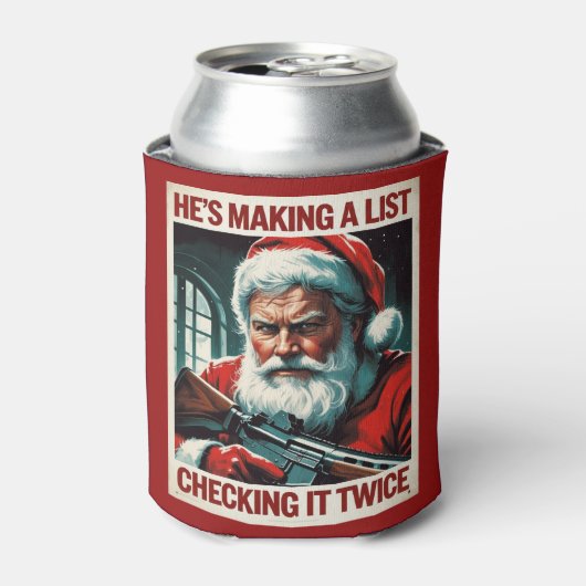 Second Amendment Santa Can Cooler | Gun Rights (Blikje Voorkant)