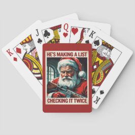 Second Amendment Santa Cards | Gun Rights Poker Pokerkaarten