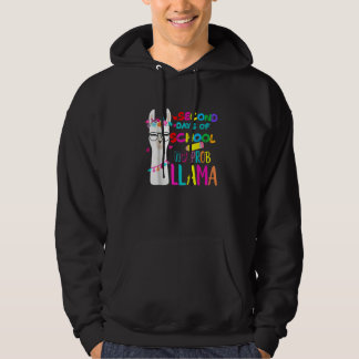 Second Days Of School Teacher No Prob Llama Girls  Hoodie