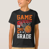 Second Grade Game On Sketll Ck To School 2nd Grade T-shirt (Voorkant)