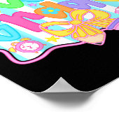 Second Grade Girls Back To School Bow Cute Coquett Poster (Hoek)