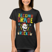Second Grade Rocks Back to School Second Grade Tea T-shirt (Voorkant)