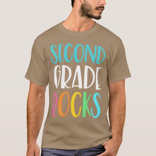 Second grade rocksee family t-shirt (Voorkant)
