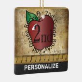 Second Grade School Teachers Rock Keramisch Ornament (Rechts)