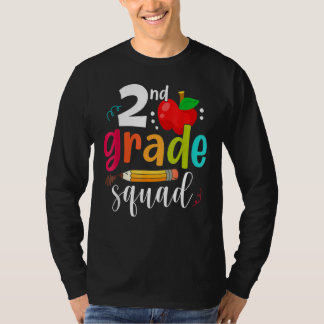 Second Grade Squad  Back To School 2nd Graders Tea T-shirt