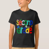 Second Grade Student School Clroom Learning Educat T-shirt (Voorkant)