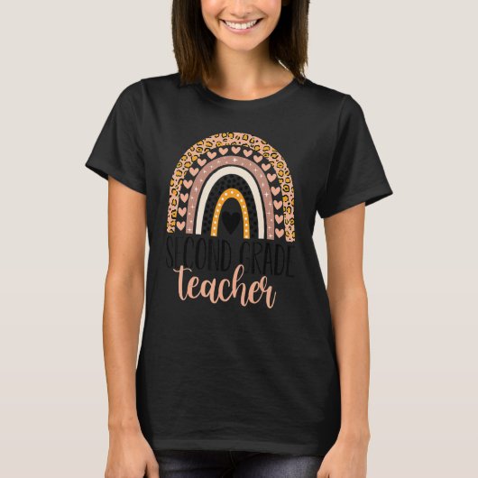 Second Grade Teacher 2nd Grade Teacher Back To Sch T-shirt (Voorkant)