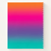 Second Grade Teacher Colorful Ombre Notitieboek (Achterkant)