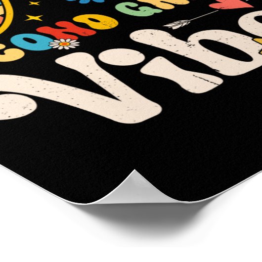 Second Grade Vibes - 2nd Grade Team Retro 1st Day  Poster (Hoek)