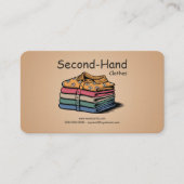Second-Hand Clothes Visitekaartje (Voorkant)