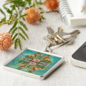 Second Nature Tarot-deck Ontwerp Mandala Sleutelhanger (Zijkant)