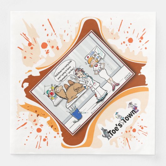 Second Opinion | Get Well Dinner Napkin Servet (Voorkant)