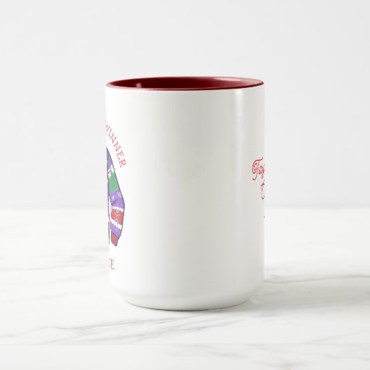 Second Place Ugly Sweater Winner Christmas Mok (Midden)