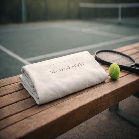 SECOND SERVE Tennis Handdoek – Spelerseditie
