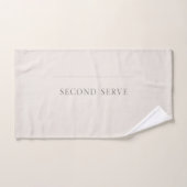 SECOND SERVE Tennis Handdoek – Spelerseditie (Handdoek)