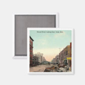 Second Street, Tulsa Oklahoma, C1910 Magneet (Voorkant / Achterkant)