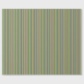 Secondary Whimsy Striped Paper Cadeaupapier (Vlak)
