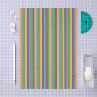 Secondary Whimsy Striped Tissue Paper Tissuepapier