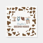 SecondRodeo Western Cowboy 2de Verjaardag Servet (Voorkant)