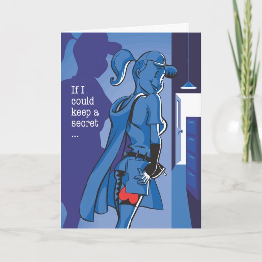 Secret Admirer Feestdagen Kaart (Voorkant)