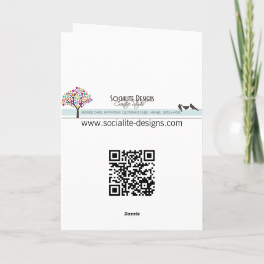 Secret Admirer Feestdagen Kaart (Achterkant)