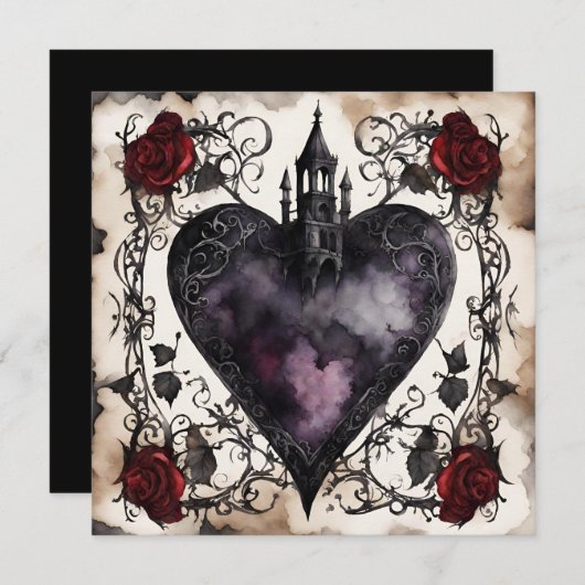 Secret Admirer platte kaart met opschrift op de ac (Voorkant / Achterkant)