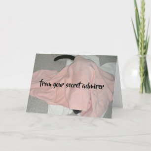 Secret Admirer Valentijn van de kat Feestdagen Kaart
