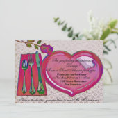 Secret Admirer Valentijnse binneninrichting Kaart (Staand voorkant)