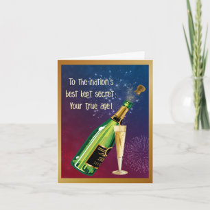 Secret Age Birthday Kaart