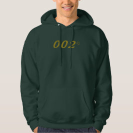 Secret Agent 002 Zero Zero Two Pickleball Hoodie