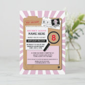 SECRET AGENT DETECTIVE CRIME SPY BIRTHDAY PARTY KAART (Staand voorkant)