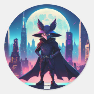 Secret Agent Katte Ronde Sticker