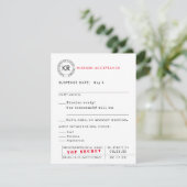 Secret Agent Spy Reply Kaart (Staand voorkant)