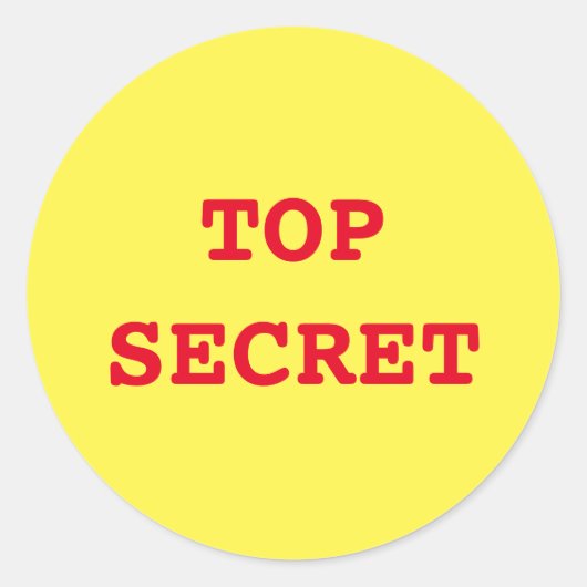 "Secret Agent/Spy" Stickers (Voorkant)